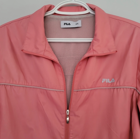 Plus Size 44 Fila Full Zip Windbreaker - Picture 4 of 11